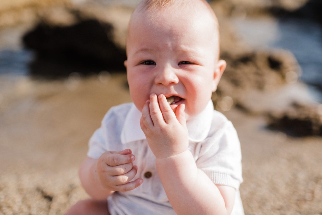 A few years back Thomas & Charlotte had traveled to Crete for their destination wedding. 
And now after keeping in touch they have come back to the island of Crete as parents.